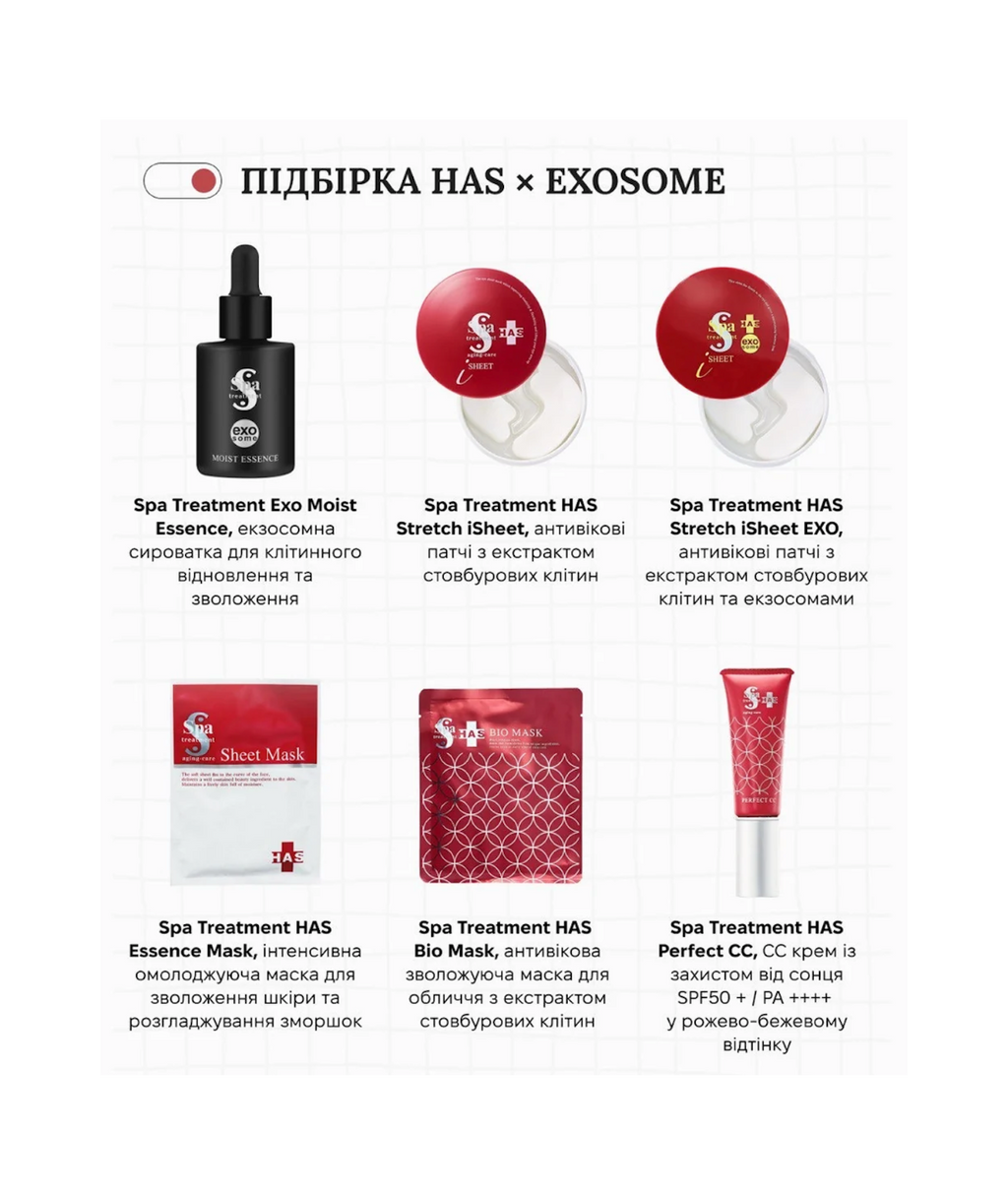 Spa Treatment HAS Stretch iSheet – антивікові патчі з факторами росту та екстрактом стовбурових клітин