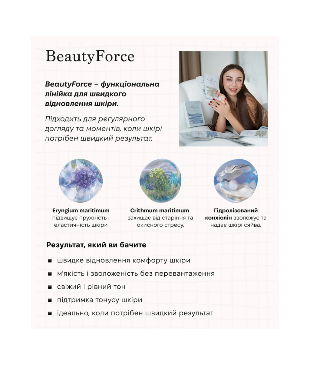 Маска для обличчя AXXZIA Beauty Force Airy