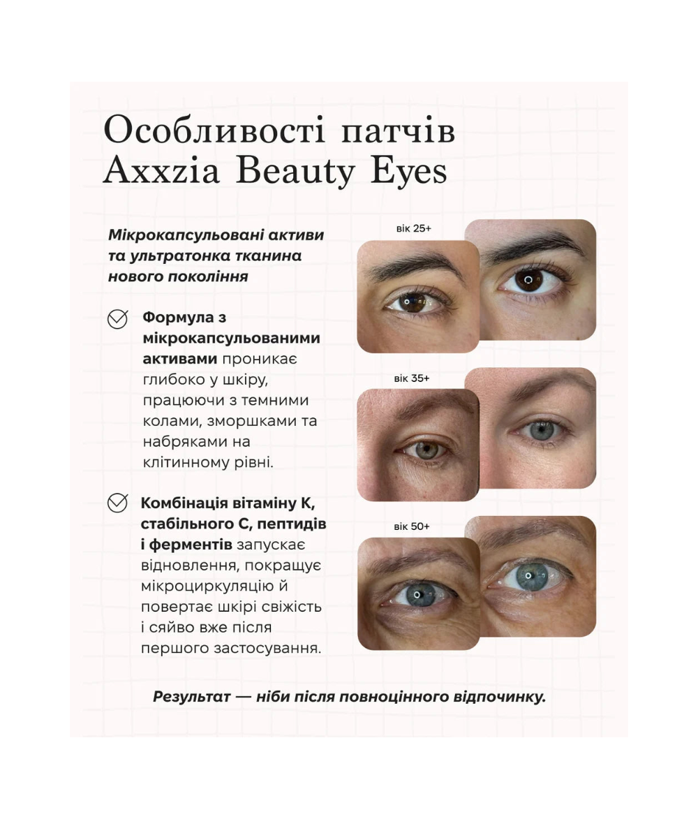 AXXZIA Beauty Eyes Essence Sheet PLUS