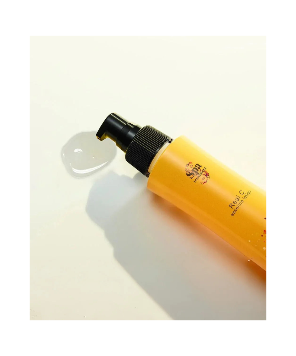 Real C-Essence Lotion — японський лосьйон з чистим вітаміном C для сяйва, рівного тону та омолодження шкіри