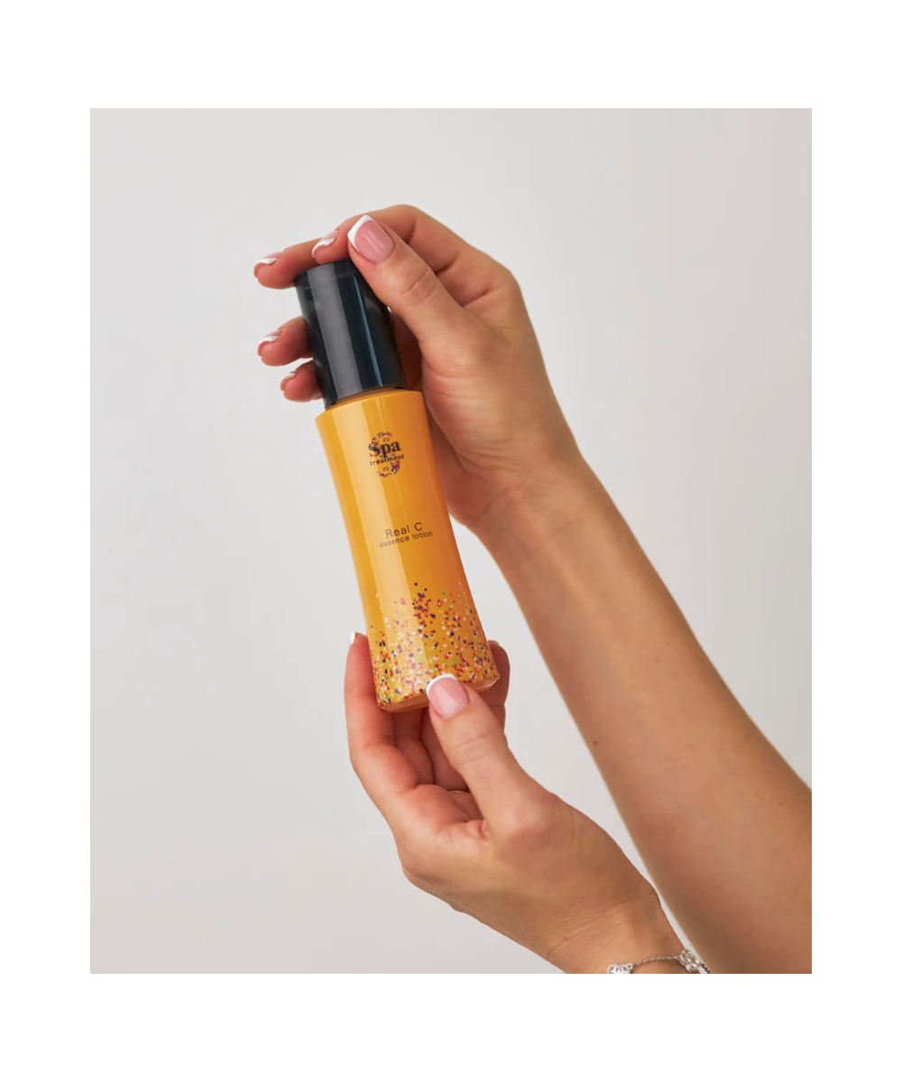 Real C-Essence Lotion — японський лосьйон з чистим вітаміном C для сяйва, рівного тону та омолодження шкіри