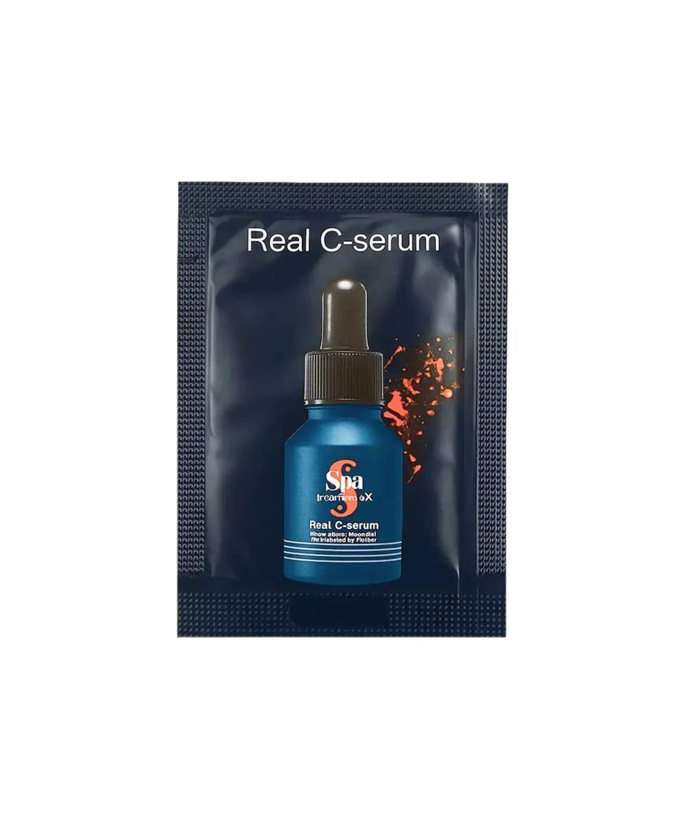Spa Treatment Real C-Serum – японська сироватка з чистим вітаміном C у технології DPD для сяяння та омолодження шкіри