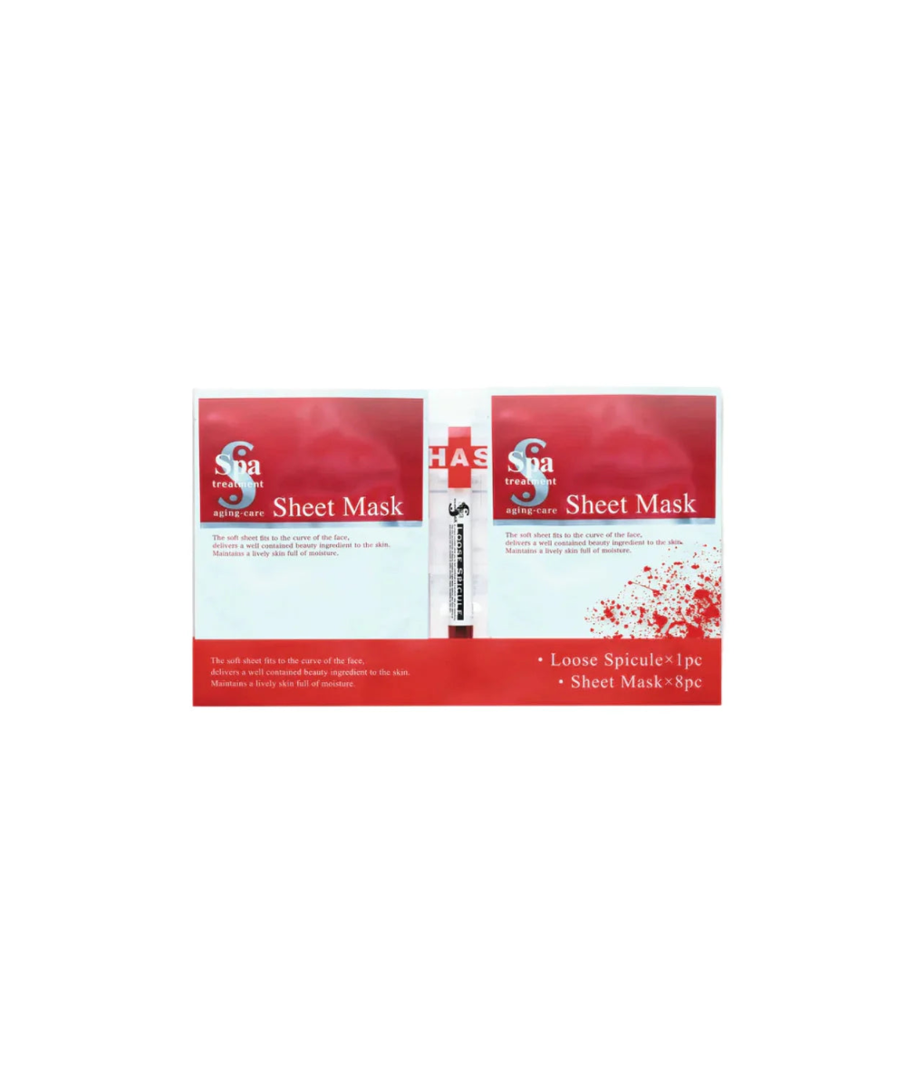 Spa Treatment eX Loose Spickle &amp; HAS VII Sheet Mask – преміальний японський комплекс для відновлення та ліфтингу шкіри з мікроспікулами та екзосомами стовбурових клітин