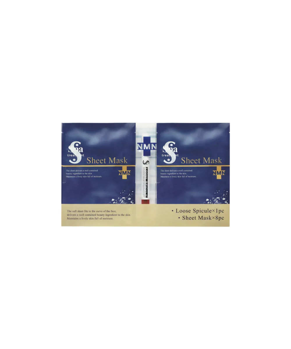 Spa Treatment eX Loose Spickle &amp; NMN Sheet Mask – японська програма інтенсивного омолодження з мікроспікулами та NMN