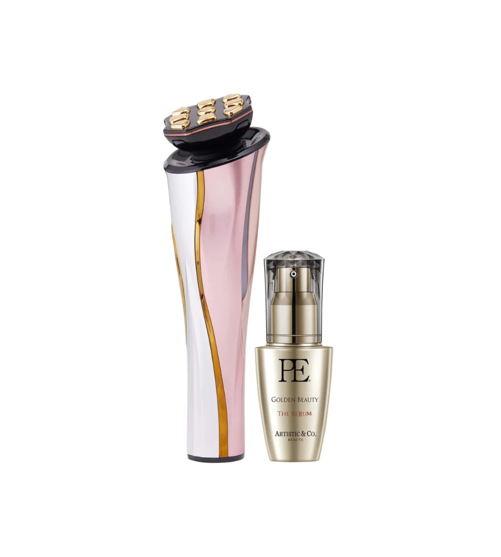 Набір Dr. Arrivo Zeus II Pink із сироваткою PE Golden Beauty the Serum