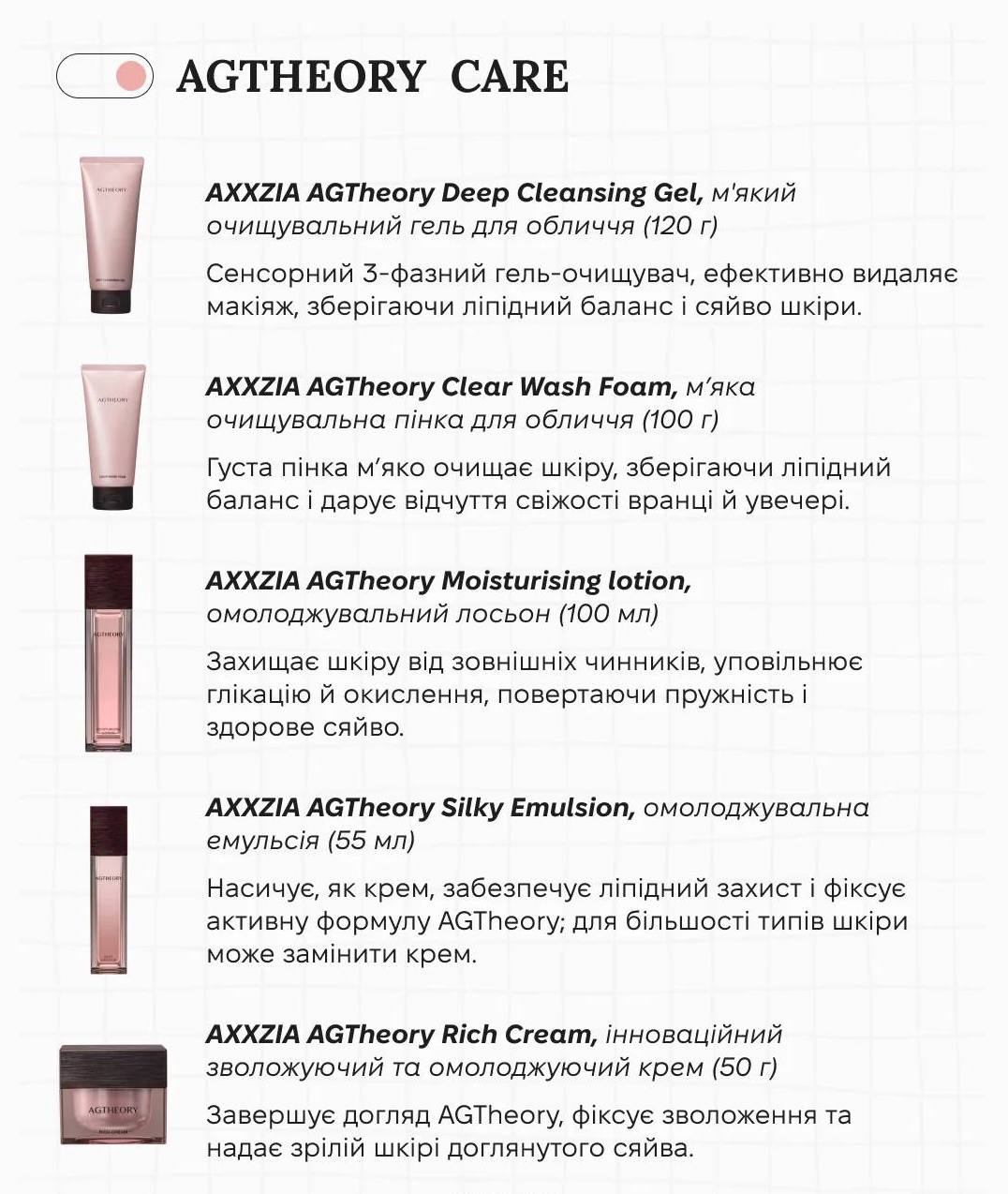 AXXZIA AGTheory UV Protection Cream SPF50+ PA++++